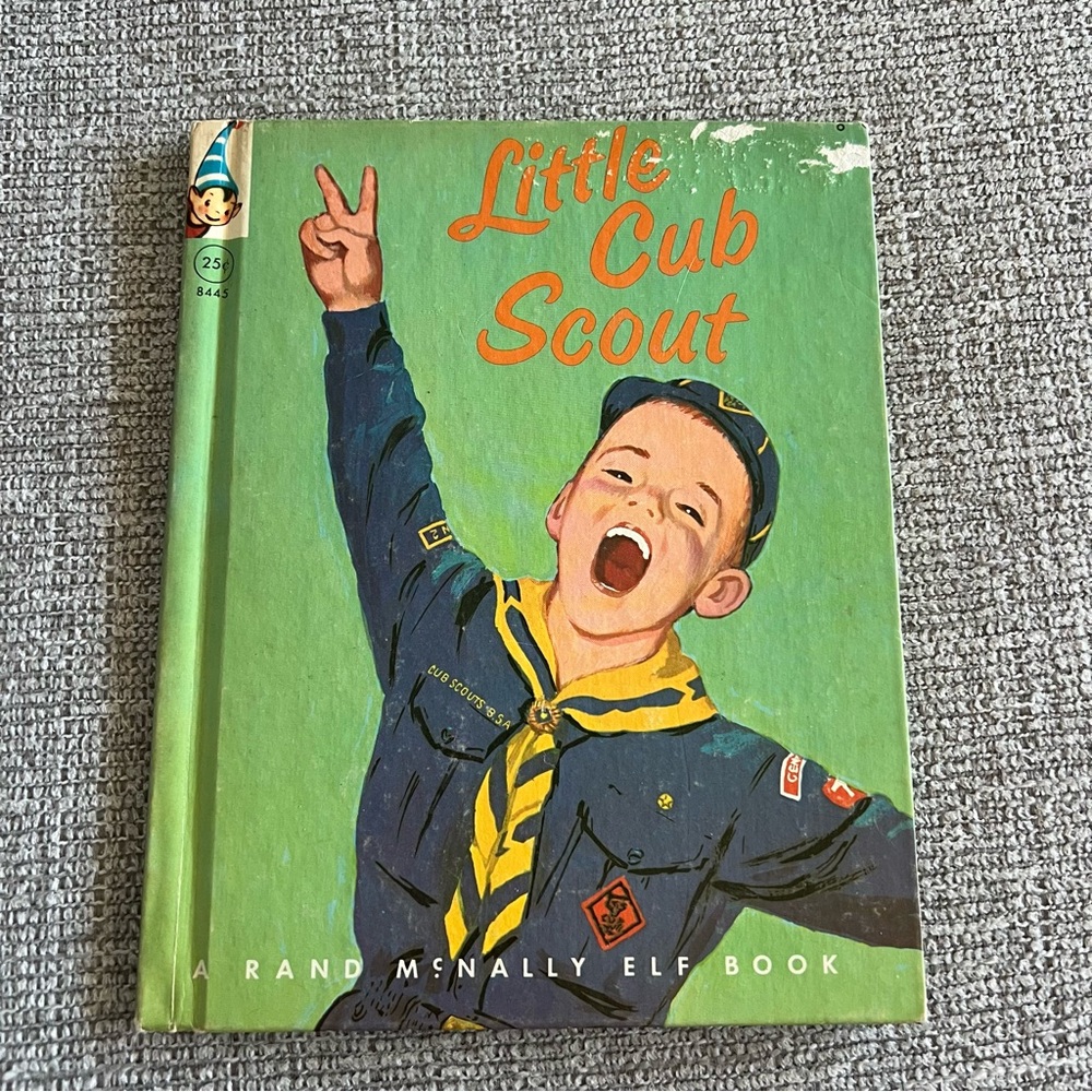 Little Cub Scout Book by Rand McNally - Vibrant Green Cover
